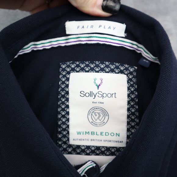 Allen Solly Shirt Mens 39 Blue Ultra Slim Fit Button Up Long Sleeve Collared Top - Picture 2 of 16